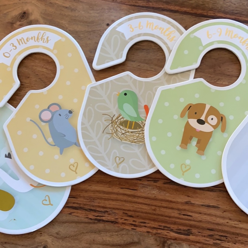 Baby Closet Size Divider Organizer Hanger Newborn to 24M